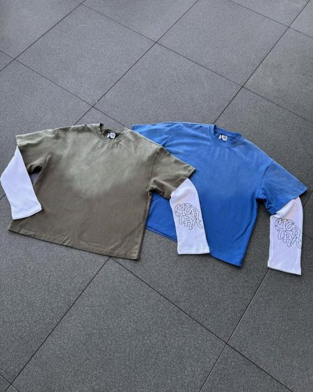Mertra Sweatshirt Set Green & Blue Set